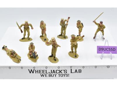 Lot of Army Men Miniature Figurines 1970-80's Unknown Brand Made in England