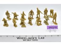 Lot of Army Men Miniature Figurines 1970-80's Unknown Brand