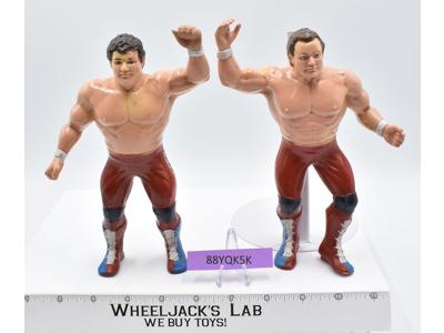 British Bulldogs Dynamite Kid Davey Boy WWF 1986 LJN Titan Sports 8" Wrestling