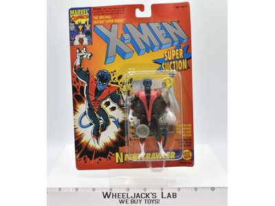 Nightcrawler Super Suction The Uncanny X-Men Marvel Comics 1991 Toybiz MOSC