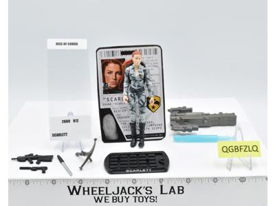 Scarlett v12 100% Complete G.I. Joe Rise of Cobra 2009 Hasbro Action Figure