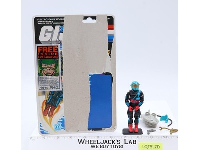 T.A.R.G.A.T. V1 Complete W/34 Cardback G.I. Joe 1989 Hasbro Vintage Figure