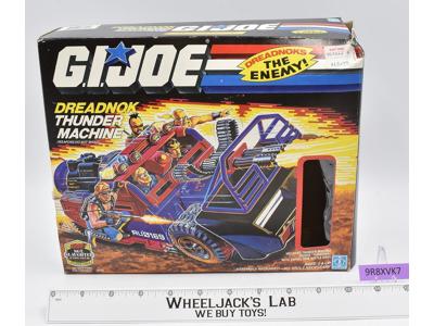 Dreadnok Thunder W/ Thrasher &amp; Box 100% Complete G.I. Joe 1986 Hasbro Vintage