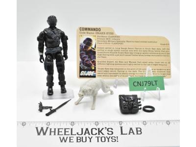 Snake Eyes V2 100% Complete G.I. Joe 1985 Hasbro Vintage Action Figure