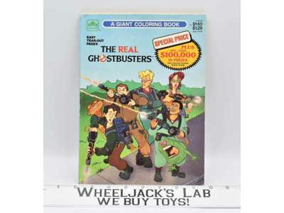 Giant Coloring Book The Real Ghostbusters Golden Book Western Publishing