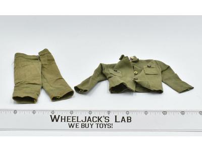 GI Joe Army Fatigue Shirt &amp; Pants Variations 1964 Vintage Hasbro 12" Accessory