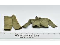 GI Joe Army Fatigue Shirt &amp; Pants Variations 1964 Vintage Hasbro 12" Accessory