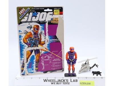 Annihilator V1 Complete 34 Cardback 1989 G.I. Joe Hasbro Vintage Action Figure