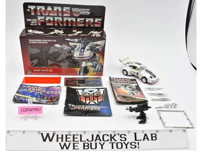 Jazz UNUSED STICKERS W/BOX 100% Complete Boxed 1985 Vintage G1 Transformers