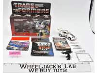 Jazz UNUSED STICKERS W/BOX 100% Complete Boxed 1985 Vintage G1 Transformers