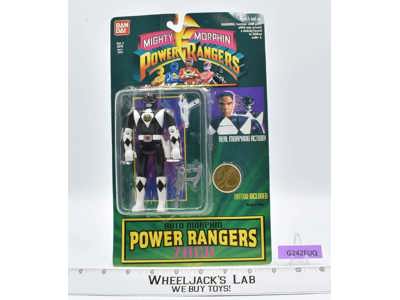Zach Auto Morphin NEW MOSC Mighty Morphin Power Rangers 1994 Bandai