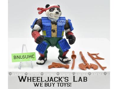 Panda Khan 100% Complete Teenage Mutant Ninja Turtles 1990 Playmates Figure