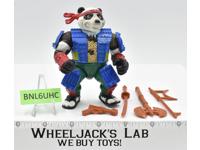 Panda Khan 100% Complete Teenage Mutant Ninja Turtles 1990 Playmates Figure