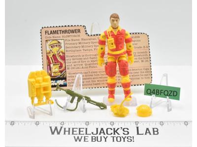 Blowtorch V1 100% Complete G.I. Joe 1984 Hasbro Vintage Action Figure