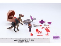 Saurolophus W/ Lokus 100% Complete Dino Riders 1989 Tyco Vintage Action Figure