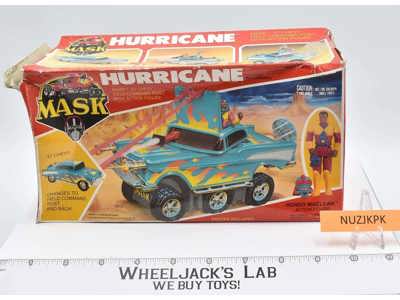 Hurricane Hondo Maclean 100% Complete W/Box MASK 1987 Vintage Action Vehicle