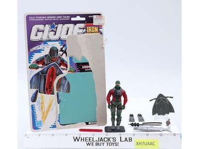 Undertow 100% Complete w/ 34 card 1990 GI Joe ARAH Hasbro Vintage Action Figure