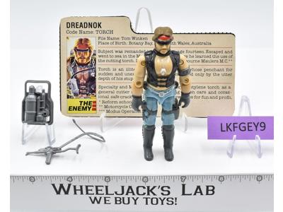 Torch V1 100% Complete G.I. Joe 1985 Hasbro Vintage Action Figure
