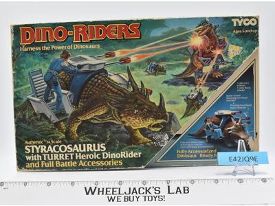 Styracosaurus 100% Complete W/Box Dino Riders 1987 Tyco Action Figure