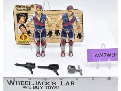 Tomax &amp; Xamot V1 100% Complete 1985 G.I. Joe 1985 Hasbro Vintage Action Figure