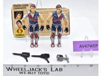 Tomax &amp; Xamot V1 100% Complete 1985 G.I. Joe 1985 Hasbro Vintage Action Figure