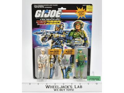 Avalanche &amp; Blaster GI Joe Battle Force 1987 Hasbro Figure MOSC SEALED NEW