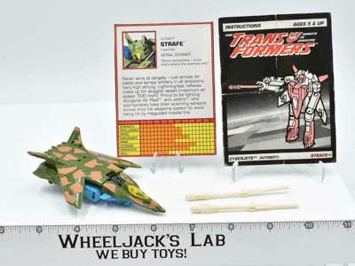 G2 Strafe Cyberjet 100% Complete 1994 Hasbro Transformers Action Figure