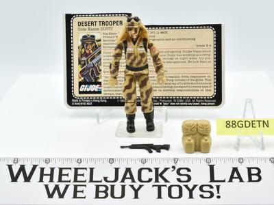 Dusty Desert Trooper V1 1985 GI Joe ARAH Vintage Hasbro Action Figure