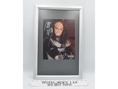 Gowron Star Trek Deep Space 9 Robert O'Reilly AUTOGRAPHED 8x10 Picture