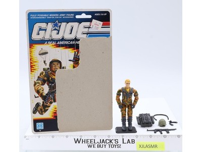 Freefall V1 100% Complete W/ Cardback 1990 G.I. Joe Hasbro Vintage Action Figure