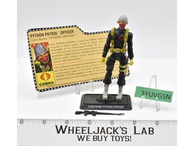 Python Crimson Guard v14 100% Complete GI Joe 25th Anniversary 2008 Hasbro