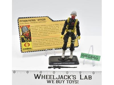 Python Officer v2 100% Complete GI Joe 25th Anniversary 2008 Hasbro Figure