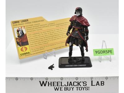 Cobra Commander v42 100% Complete G.I. Joe Resolute 2009 Hasbro Action Figure
