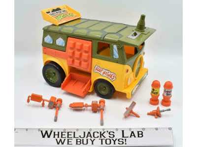 Party Wagon 100% Complete Teenage Mutant Ninja Turtles 1989 Playmates Vehicle