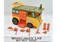 Party Wagon 100% Complete Teenage Mutant Ninja Turtles 1989 Playmates Vehicle