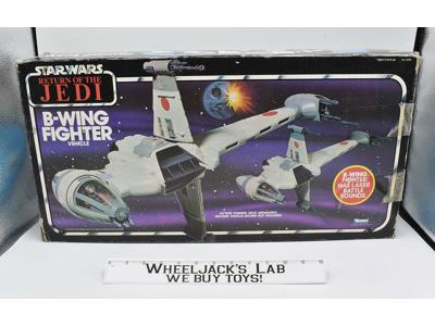 B-Wing Fighter W/Box Star Wars 1983 Vintage Kenner Action Figure Vehicle WORKS