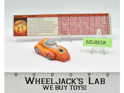 Wheelie 100% Complete 1986 Vintage Hasbro G1 Transformers Action Figure