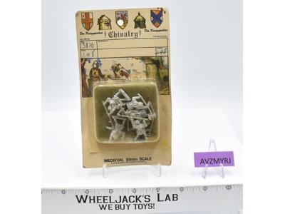 #3870 Chivalry Medival Men-At-Arms Die Cast Figures Der Kriegspielers NEW SEALED