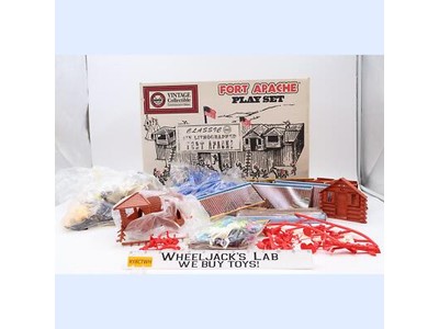 #4502 Fort Apache Playset Tin Lithographed Commemorative Ed. 1995 Marx NEW MIB