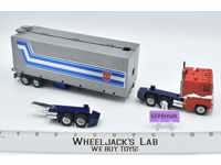 Optimus Prime Cab &amp; Trailer 1985 G1 Transformers Vintage BROKEN LEG &amp; TAILGATE