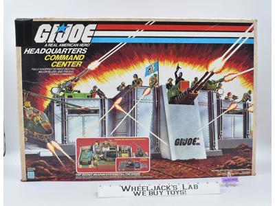 Headquarters Command Center Complete W/Box NO REPRO G.I. Joe 1983 Hasbro Vintage