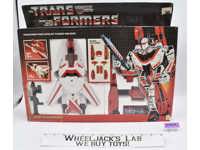 Jetfire WHITE NICE FIGURE 100% Complete W/ Box 1985 G1 Transformers Hasbro