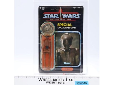 EV-9D9 W/ Coin CAS GRADED 80 80/85/85 Star Wars 92 Back-A 1984 Kenner NEW