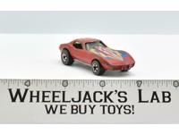 Corvette Stingray Red Hot Wheels Mattel Redlines 1975 Vintage RL