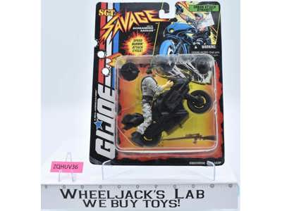 SGT. Savage Motorcycle G.I. Joe Urban Attack Dynamite 1994 Hasbro MOSC SEALED