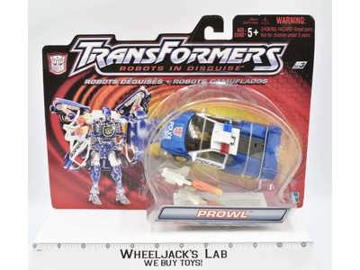 Prowl Robots In Disguise Transformers Hasbro 2001 MOSC