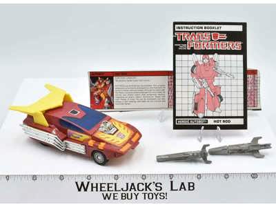 Hot Rod 100% Complete Vintage 1986 G1 Transformers Hasbro Action Figure