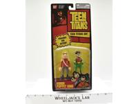 Robin &amp; Puppet King MOSC NEW Teen Titans 2004 Bandai DC Super Heroes Figure