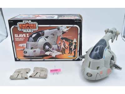 Boba Fett's Slave 1 100% Complete W/Box Star Wars ESB 1981Kenner Vehicle