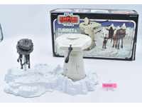 Turret &amp; Probot 100% Complete W/Box NICE COLOR Star Wars ESB 1980 Kenner Playset